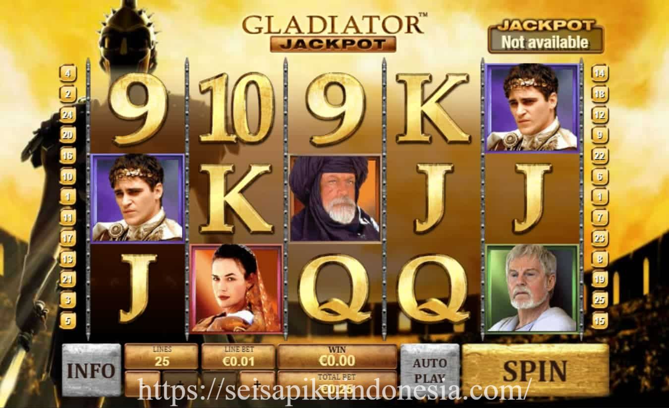 Gladiator Jackpot: Slot Arena Romawi